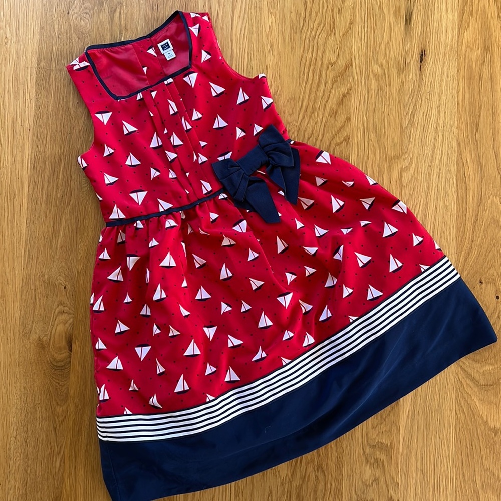 Janie & Jack Sailboat Dress - 5T - Nautical Dress